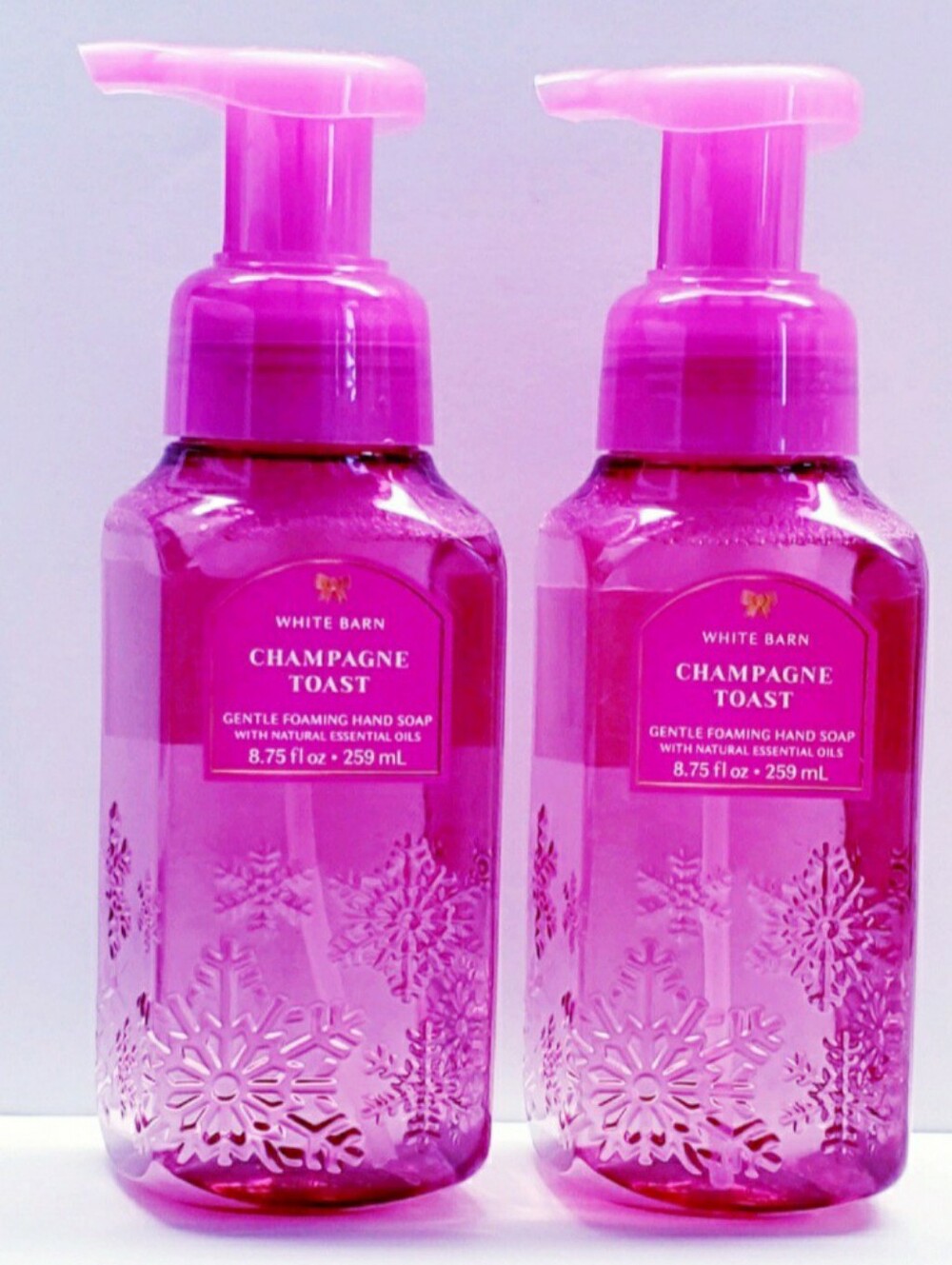 Bath & Body Works CHAMPAGNE TOAST Gentle Foaming Hand Soap,8.75 fl oz (2 pcs)